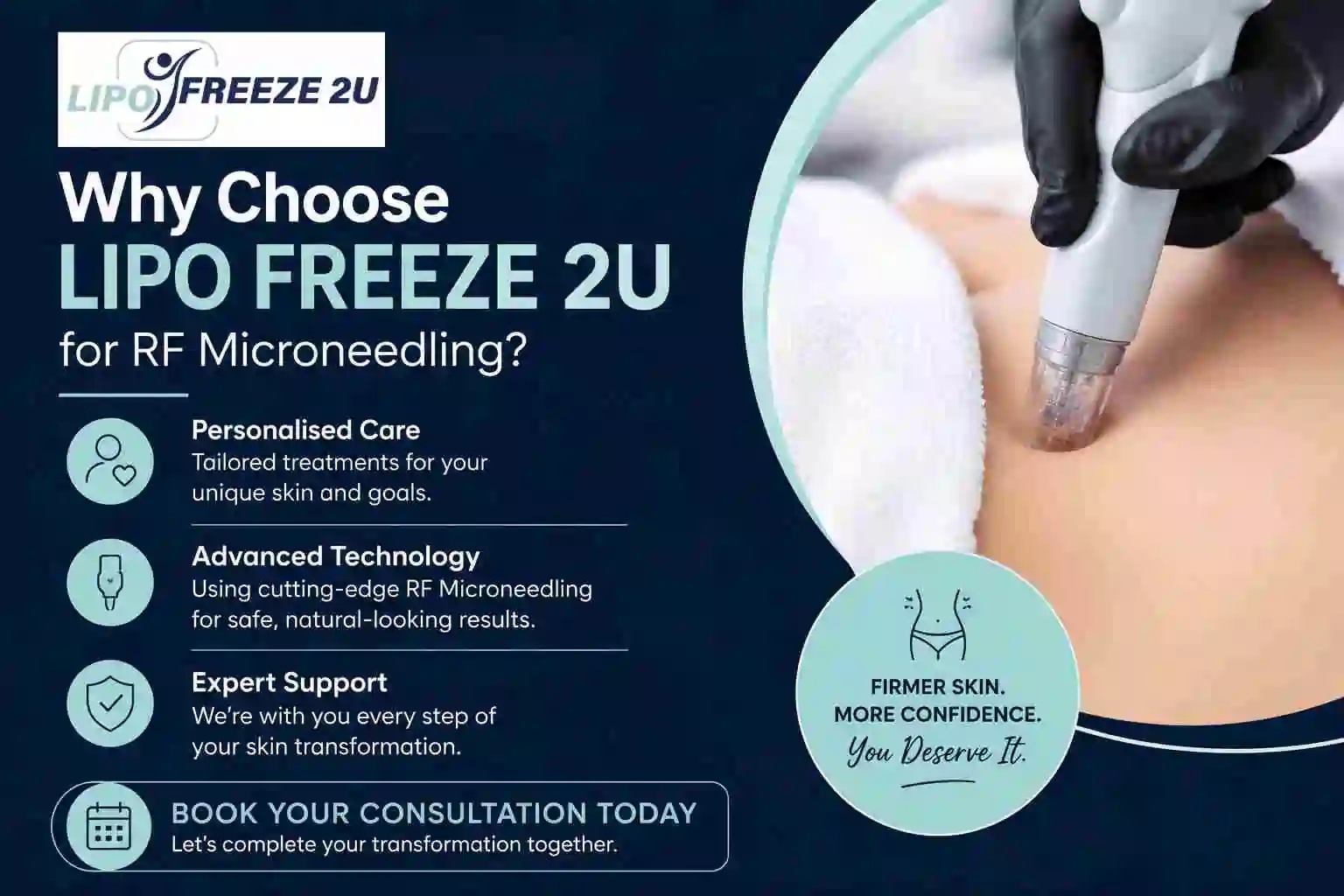 Why Choose LIPO FREEZE 2U for RF Microneedling Newport?