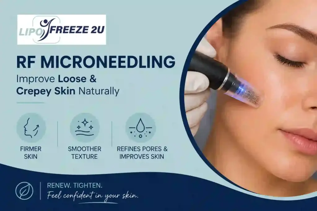 Can RF Microneedling Help Improve Loose and Crepey Skin Newport?